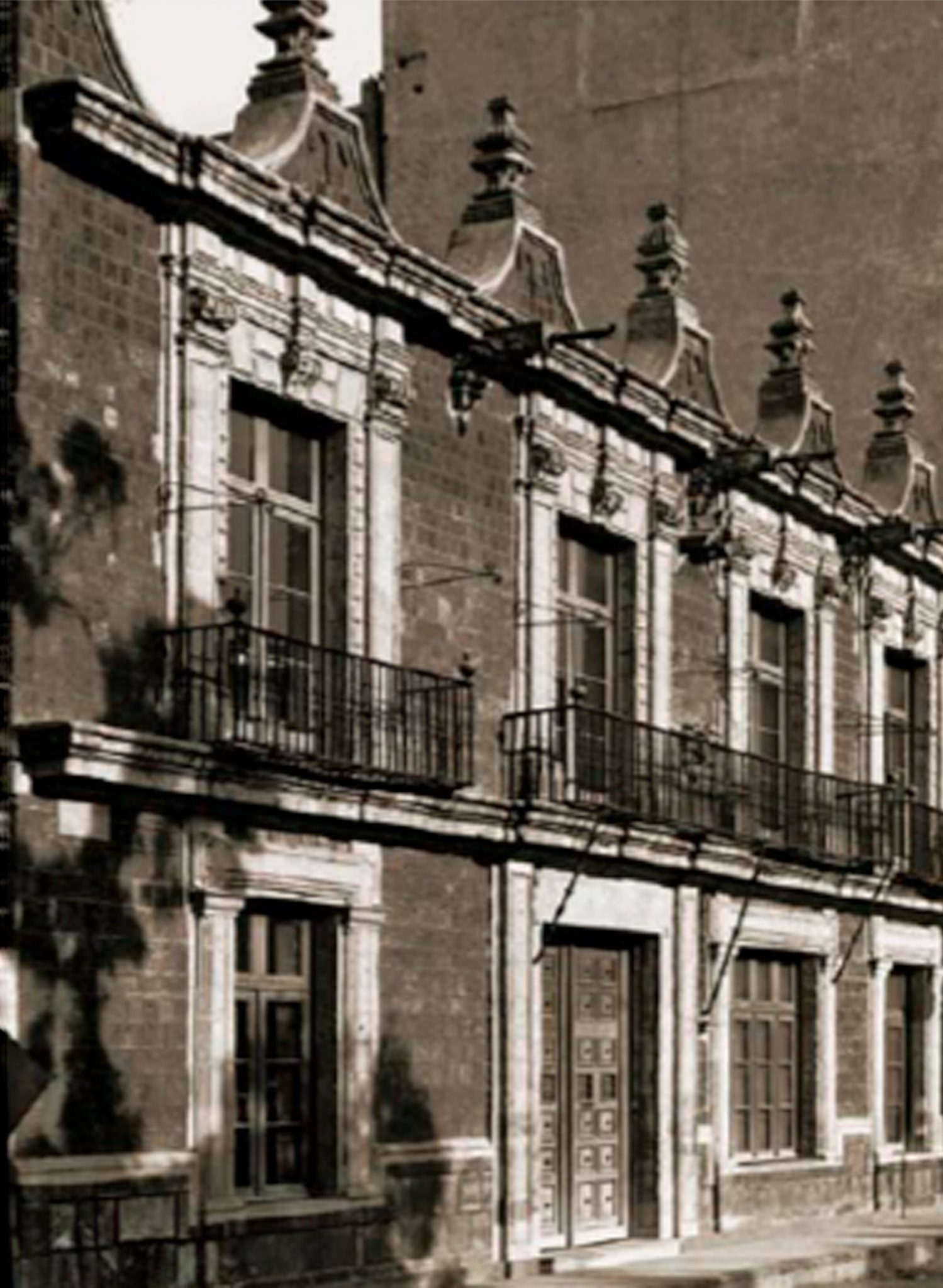 Fachada edificio Academia Mexicana de la Historia año 1953