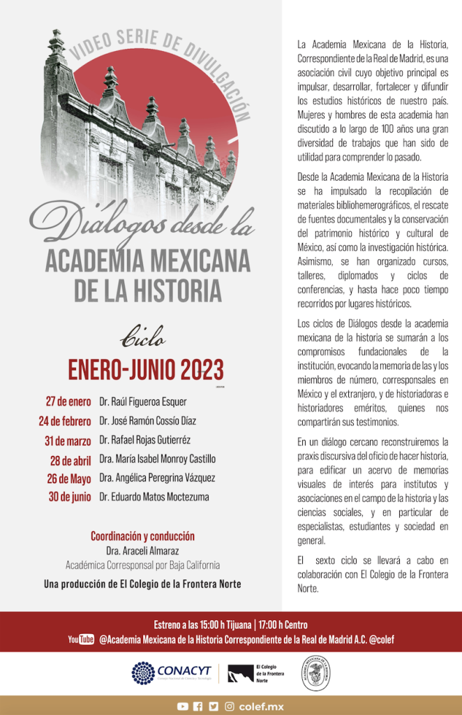 Cartel Diálogos Enero-Junio 2023