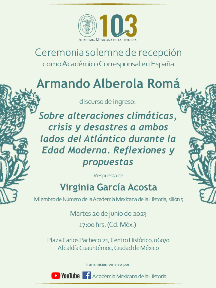 Invitación Ingreso Armando Alberola_junio_2023_17 hrs
